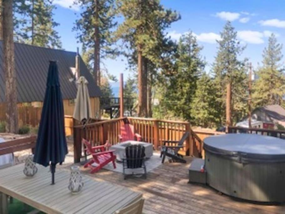 Lake Views, Pet-Friendly Cabin With Hot-Tub In King'S Beach Kings Beach Buitenkant foto